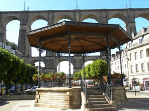 e Kiosque au centre ville de Morlaix