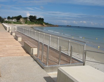 notre location , gite de vacances en bretagne adapts  la mobilit rduite vous prsente la promenade de la mloine .